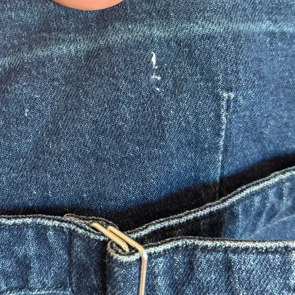 Good American Denim Halter Vest Indigo724 Size Small NWT - Picture 4 of 10